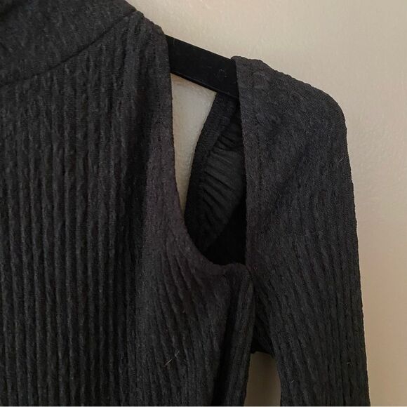 FINAl PRICE Michael Costello REVOLVE Archer Jumpsuit Black cut out one piece XXS - Picture 12 of 14